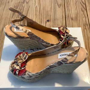 Steve Madden Fountain Leopard Wedges